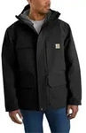 Herren Jacke SUPER DUX BONDED CHORE COAT, schwarz, Gr&ouml;&szlig;e S - schwarz - S