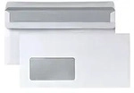 Briefumschlag DIN lang mF sk ws 1.000 St./Pack. - wei&szlig;