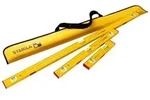PRO SET 80 ASM, 4-teiliges Magnet-Wasserwaagen-Set: 120 cm / 60 cm / 30 cm / Tasche,