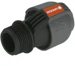 Sprinklersystem Verbinder, 25 mm x 1"-Au&szlig;engewinde - schwarz