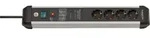 Premium-Protect-Line 60.000A &Uuml;berspannungsschutz-Steckdosenleiste 4-fach 3m H05VV-F