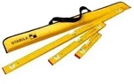 PRO SET 80 AS, 4-teiliges Wasserwaagen-Set: 120 cm / 60 cm / 30 cm / Tasche,