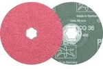COMBICLICK Keramikkorn Fiberscheibe &Oslash; 125 mm CO36 f&uuml;r hohen Abtrag auf Stahl