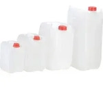 Industrie-Kanister HDPE 5l ohne Skala 145 x 195 x 252mm stapelbar Tragegriff