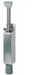 OT-T&uuml;rfeststeller, mit Tretbolzen, Hub 90mm, 1045, silberfarbig...