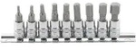 Bit-Einsatz-Satz | Antriebe Innenvierkant 6,3 mm (1/4") | Innensechskant 3/32"...