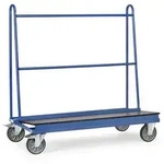 Plattenwagen 4445, Tragkraft 500kg, Ladefl&auml;che 1.500 x 710mm - blau