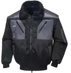 Pilotenjacke Achim schwarz/anthrazit, Gr&ouml;&szlig;e XL - schwarz - XL