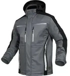 Winter-Softshelljacke-Flex-Line Grau/Schwarz-Wei&szlig;, Gr&ouml;&szlig;e XS - grau/schwarz -...