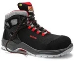 Sicherheitsschn&uuml;rstiefel PRODURO black-red Mid ESD S3S, Gr. 40 - rot - 40