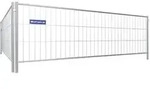 Bauzaun mobil, 1,20 x 3,50m, verzinkt