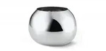 Bella Vase silber &Oslash; 16 cm, H&ouml;he 12 cm