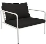 Outdoor Lounge-Sessel AVON wei&szlig; Kohle