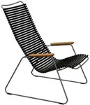 Outdoor Lounge Stuhl Click schwarz