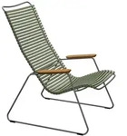 Outdoor Lounge Stuhl Click olivgr&uuml;n