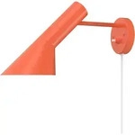 AJ Wandleuchte mit Kabel electric orange