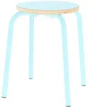 PARIS Hocker &ndash; Modernes Design mit Stahlrohrgestell t&uuml;rkis