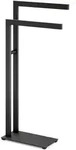 Linea Handtuchständer 2-armig - für schnelles Trocknen Schwarz 38,5 x 15 x 80 cm Linea Handtuchständer 2-armig - für schnelles Trocknen Schwarz 38,5 x 15 x 80 cm