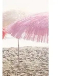 Hawaii - Sonnenschirm mit Fransen pink