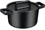 Flavour Gusseisen-Br&auml;ter mit Aromadeckel, Schwarz 22 cm