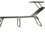 Fiam Amigo 40+ -Sun - Dreibeinliege mit Sonnendach taupe