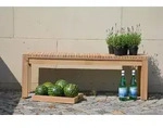 Samoa Bank Teak 45 cm x 160 cm x 35 cm