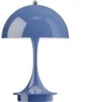 Panthella 160 tragbare Tischleuchte Opak Indigo Blau