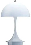 Panthella 160 tragbare Tischleuchte Opal pale blue
