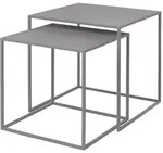 Fera Beistelltische 2er Set mourning dove 40x40x40