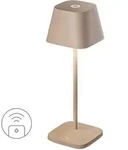 NEAPEL MICRO RC - Akku-Tischleuchte dimmbar sand