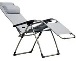 Fiam Amida Relaxliege silbergrau H: 118 cm B: 82 cm T: 66,5 cm