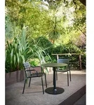 Pico Cafe-Tisch Outdoor Rund Eisblau Rund &Oslash; 64 cm