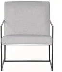Polstersessel STYLE, Gestell: Stahlrohr grau