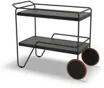Click Servierwagen rollbar Outdoor Schwarz