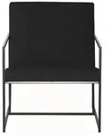 Polstersessel STYLE, Gestell: Stahlrohr schwarz