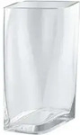Moderne Vase DUASIS aus Glas Klarglas M