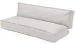 STAY Sofa Outdoor Multifunktional 3-Sitzer Cloud