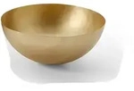 Messing-Schale &bdquo;Brass&ldquo; &ndash; handgefertigt Durchmesser 20 cm