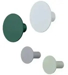 Ponto 4er Set Wandhaken - Polystone Design gemischt Rain Forest, Micro Chip