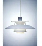 PH 5 &Oslash;320 Pendelleuchte Opal Blau