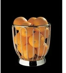 Zitruskorb H 20cm &Oslash; 19cm Edelstahl gl&auml;nzend poliert