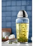 Salat Dressing-Shaker mit Messskala &ndash; aus Glas 400 ml