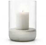 Beton Windlicht L CALMA H: 22,5 cm, &Oslash; 15 cm