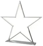 Tischleuchte LED - Lucy Weihnachtsstern chrom, H 50 cm