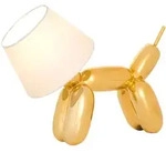DOGGY - Tischleuchte runde Form - Luftballonhund gold