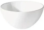 Grande Sch&uuml;ssel wei&szlig; &Oslash; 24,5 cm H 13,5cm
