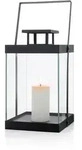 Laterne Finca black 36cm Stahl pulverbeschichtet