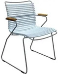 Click Gartenstuhl mit Armlehne pastell hellblau