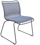 Outdoor Stuhl Click ohne Armlehne taubenblau