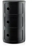 Componibili Recycled Container mit drei Elementen schwarz matt 4988
